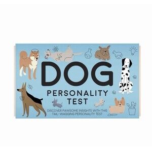 Gift Republic Dog Personality Test Cards Discover Your Dog s Unique Traits, Blue